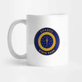 Shades State Park Indiana Flag Bullseye Mug